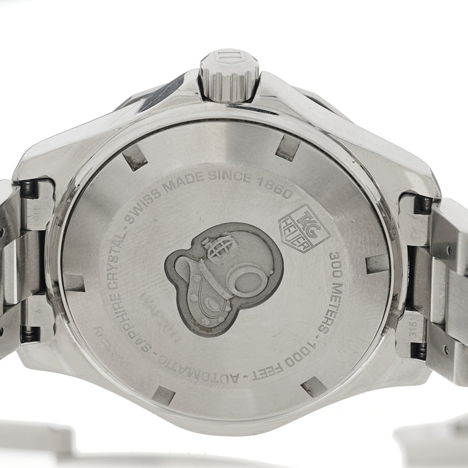 Tag Heuer Stainless Steel 41mm Aquaracer 300M Quartz Watch Silver WAP2011 4 of 5