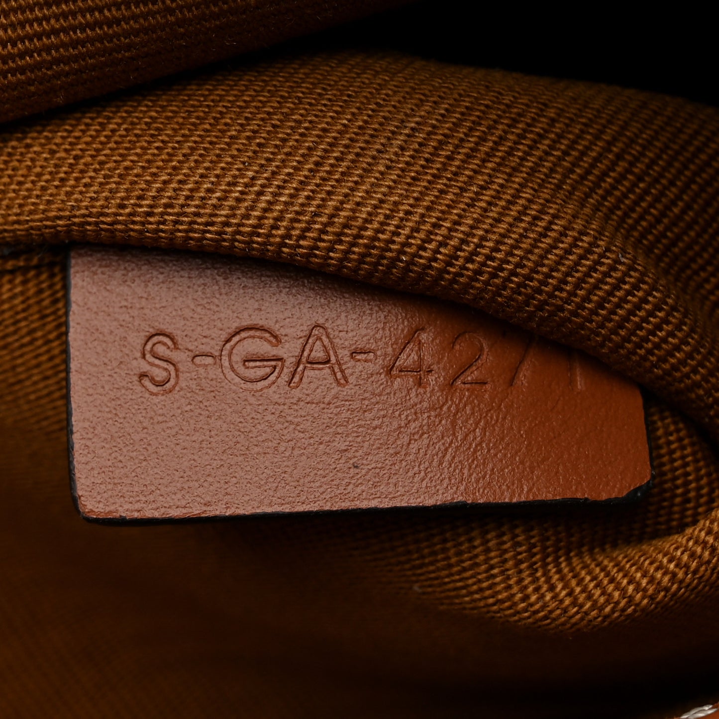 Triomphe Canvas Calfskin Small Boston Bag Tan