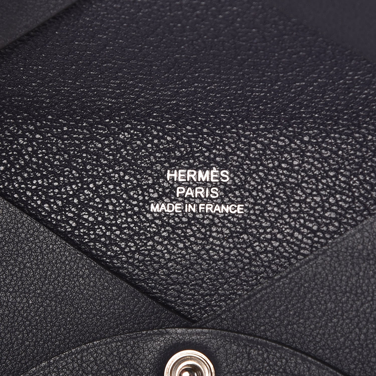 Hermes Evercolor Calvi Robot Card Case Bleu Indigo 6 of 7