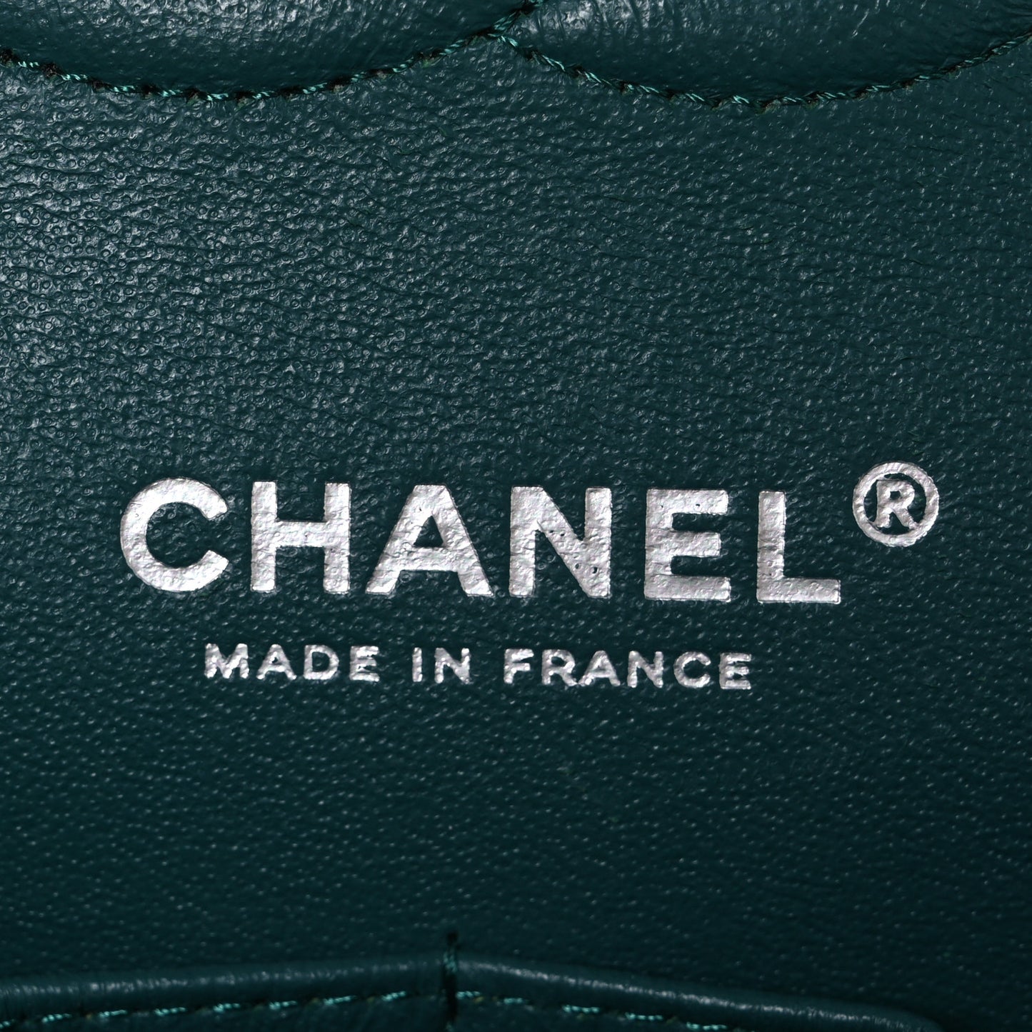 Caviar Quilted Medium Double Flap Dark Turquoise