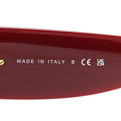 Chanel Acetate Rectangle Sunglasses 5534 Red 6 of 9