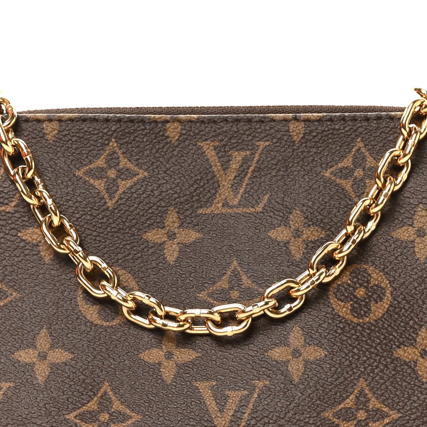 Louis Vuitton Monogram Chain Pochette Accessories 7 of 10