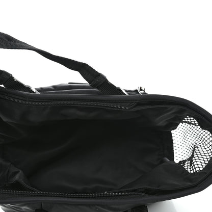 Prada Tessuto Nylon Saffiano Pet Bag Black 5 of 5