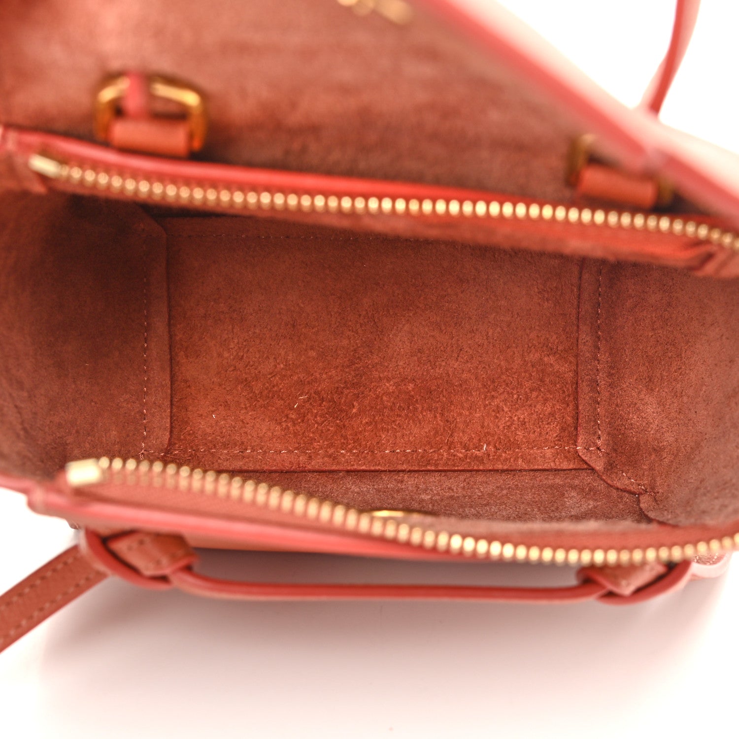 Celine Grained Calfskin Pico Belt Bag Lychee 5 of 9
