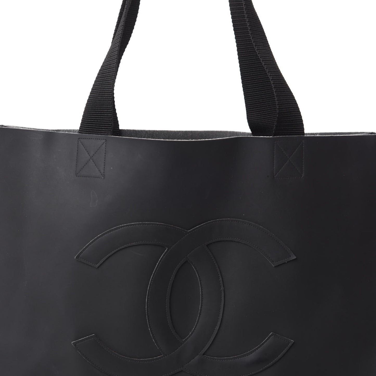Rubber CC Tote Black