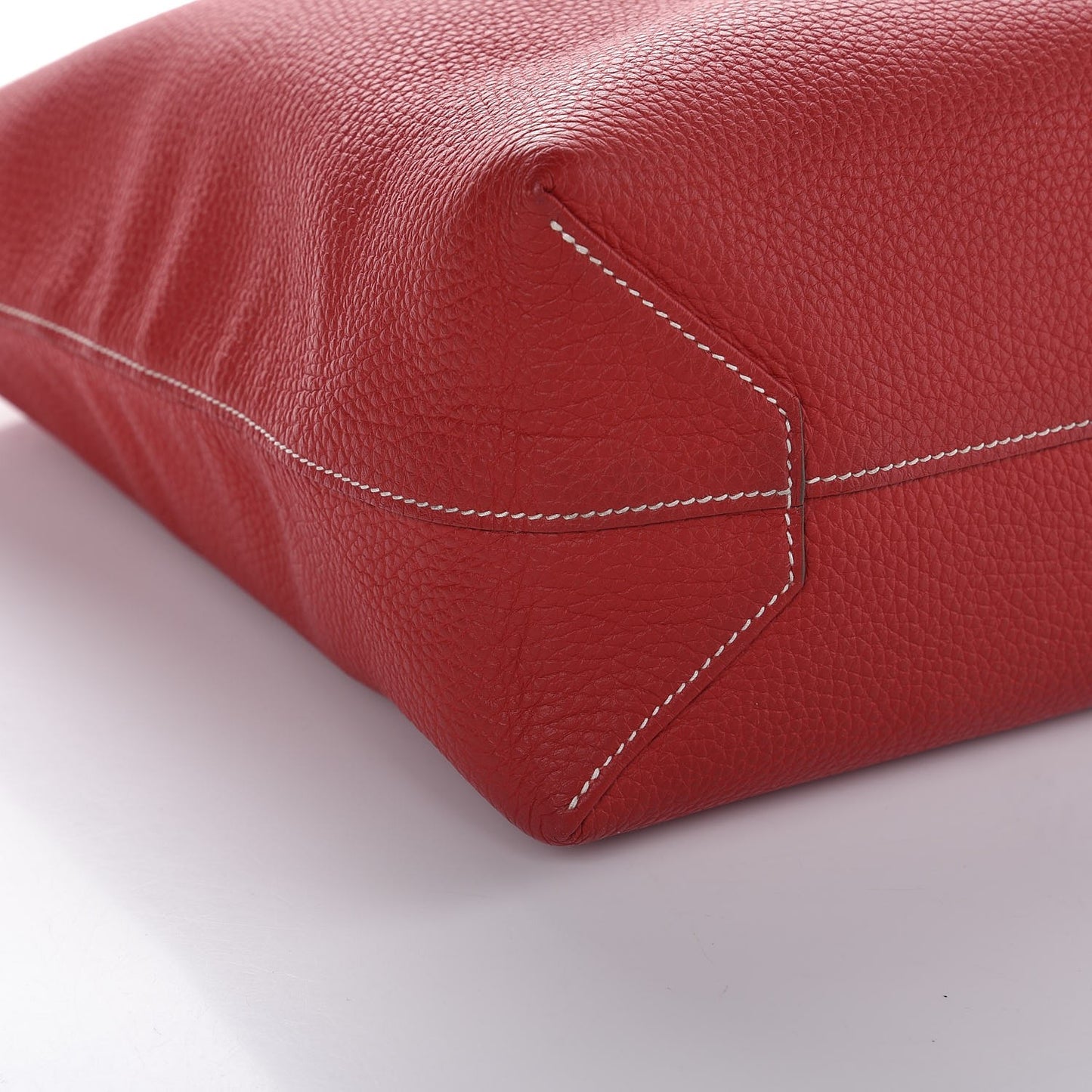 Taurillon Clemence Double Sens 36 Reversible Tote Peony Sanguine