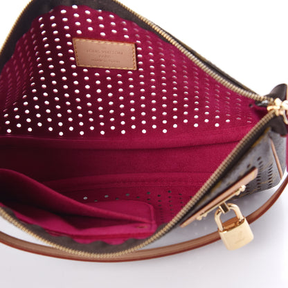 Louis Vuitton Monogram Perforated Pochette Accessories Bag Fuchsia 5 of 9