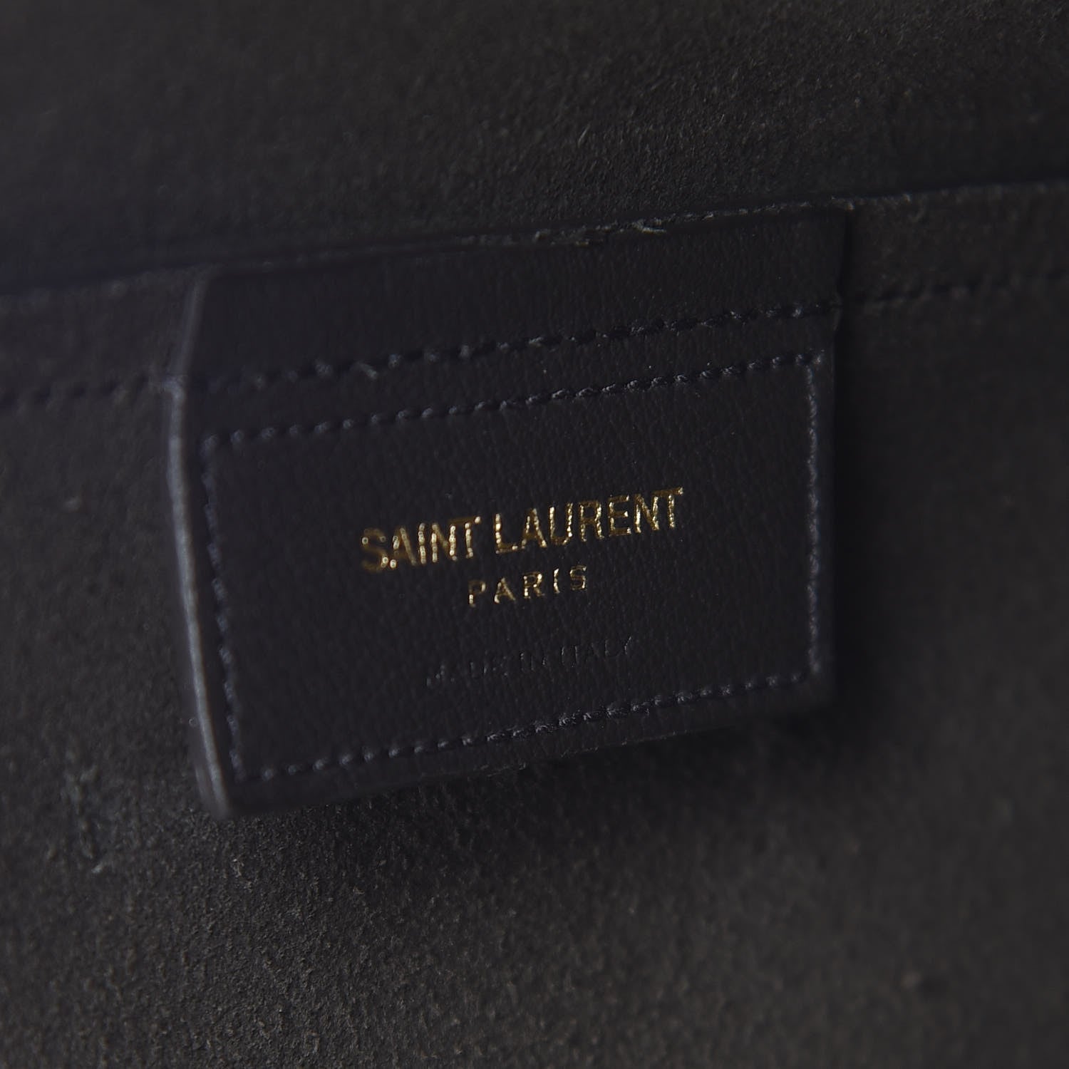 Saint Laurent Calfskin Large Shopping Tote Dark Grey 6 of 12