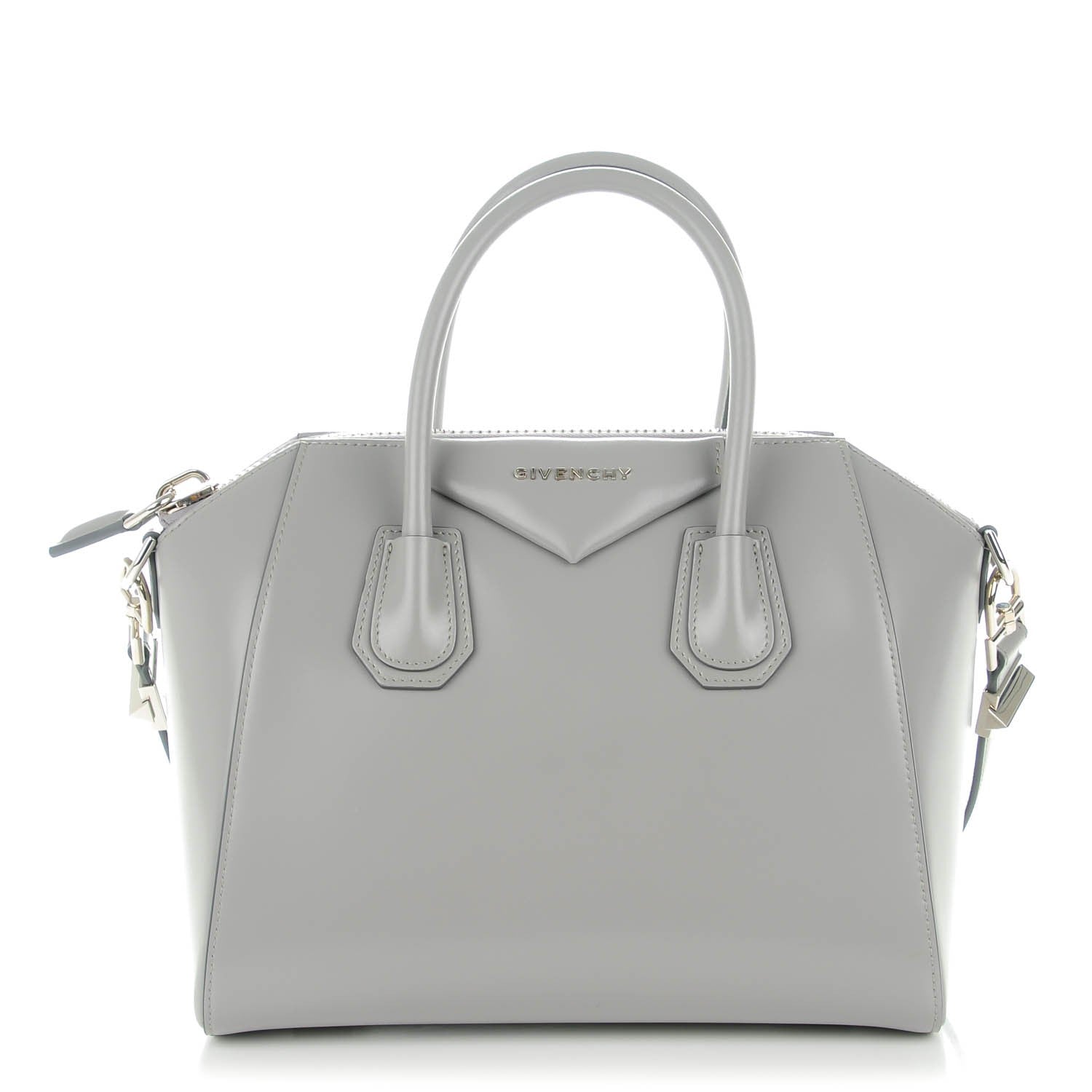 Givenchy Shiny Lord Calfskin Small Antigona Pearl Grey 1 of 7
