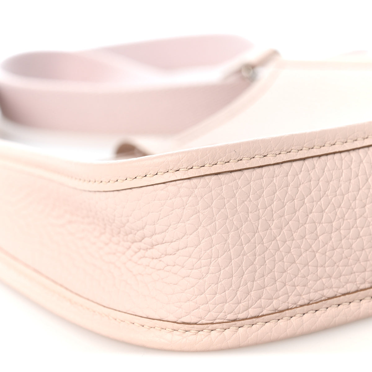 Hermes Taurillon Clemence Evelyne TPM Mauve Pale 9 of 10