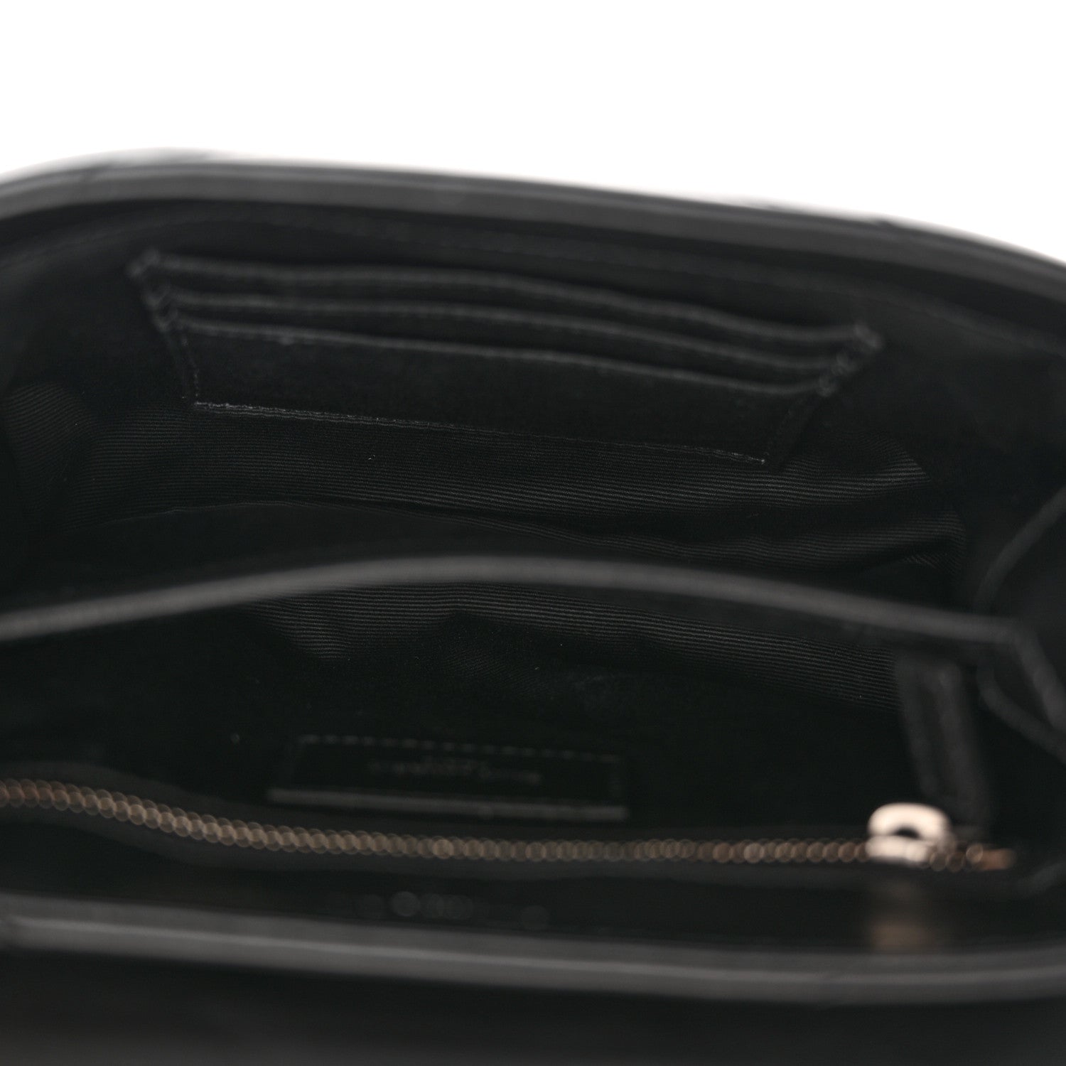 Saint Laurent Calfskin Y Quilted Monogram Toy Loulou Crossbody Bag Black 5 of 13