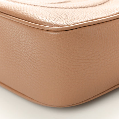 Gucci Pebbled Calfskin Small Soho Disco Bag Camelia 10 of 11