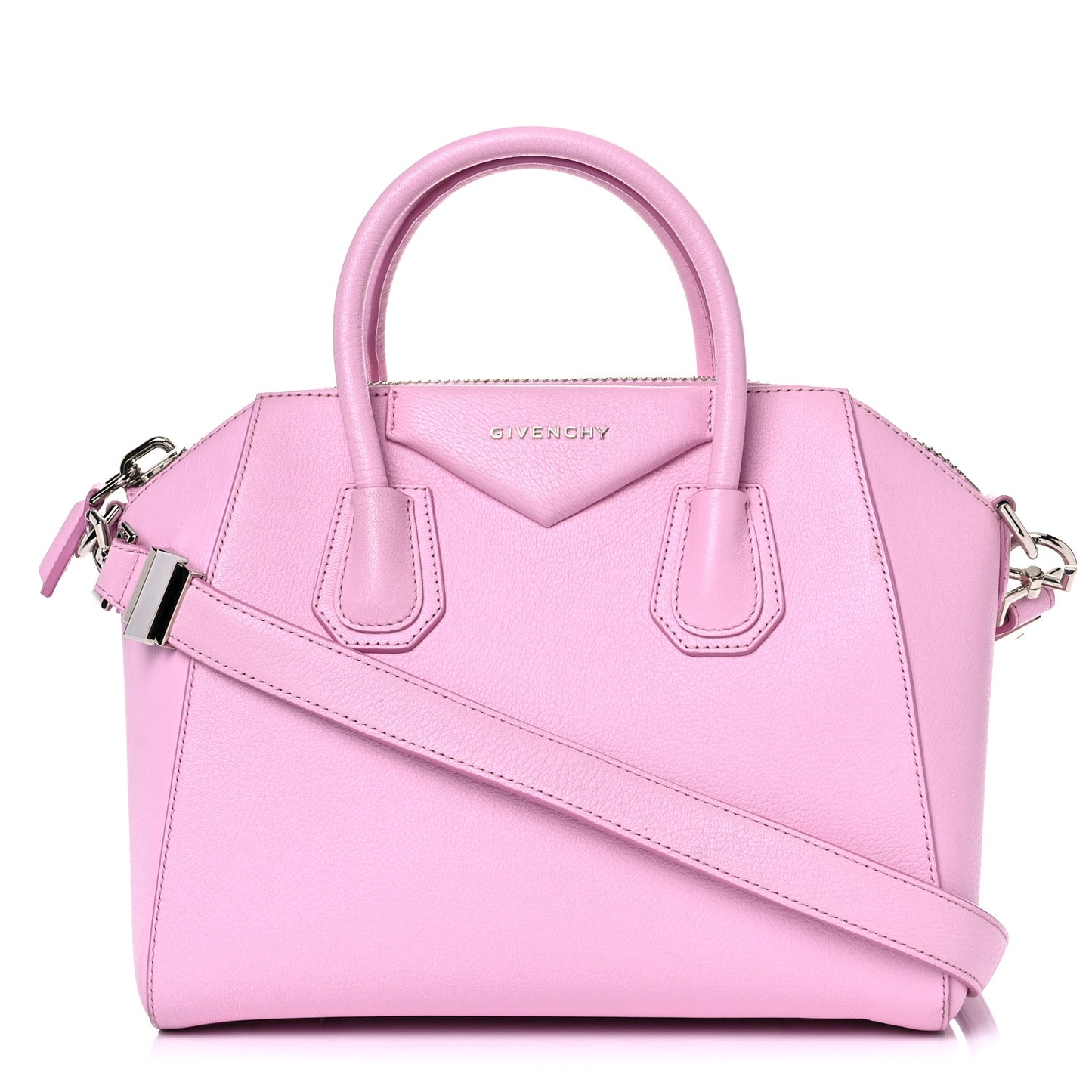 Sugar Goatskin Medium Antigona Pink