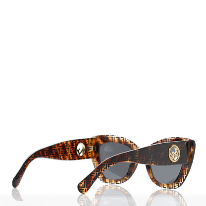 Fendi Acetate F is Fendi FF 51mm Cat Eye Sunglasses 0327/S Tortoise Camouflage 4 of 7