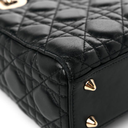 Christian Dior Lambskin Cannage Small My ABCDior Lady Dior Black 7 of 13