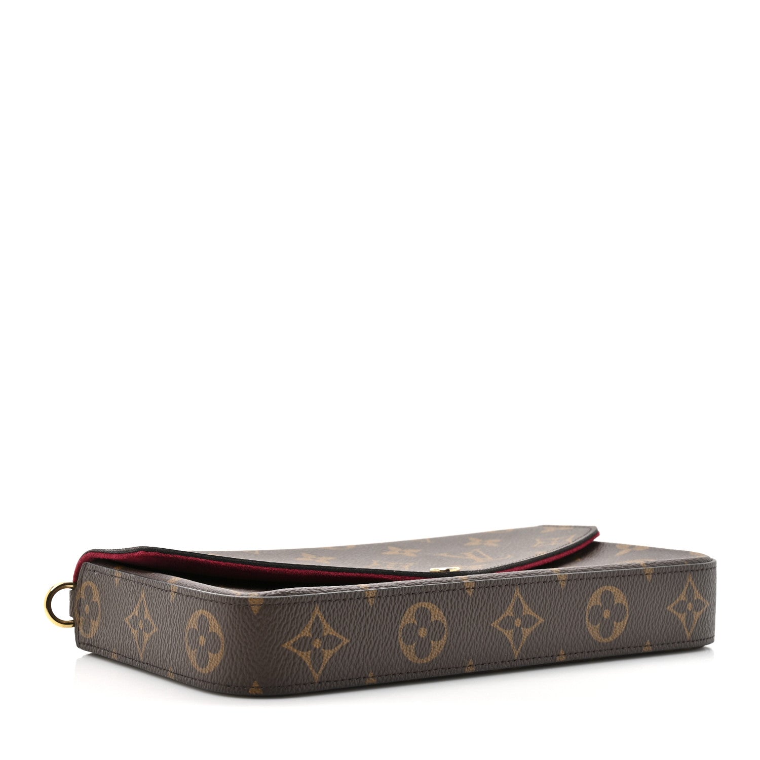 Louis Vuitton Monogram Pochette Felicie Chain Wallet Fuchsia 5 of 15