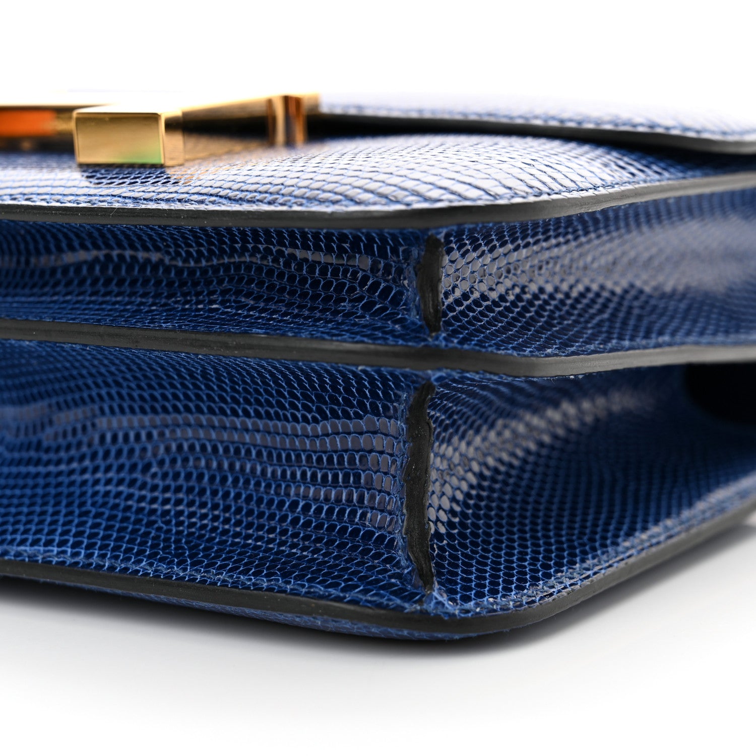 Hermes Lizard Constance 18 Bleu Saphir 10 of 13