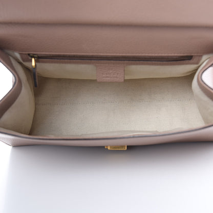 Gucci Calfskin Small Pearly GG Marmont Top Handle Bag Porcelain Rose 5 of 12