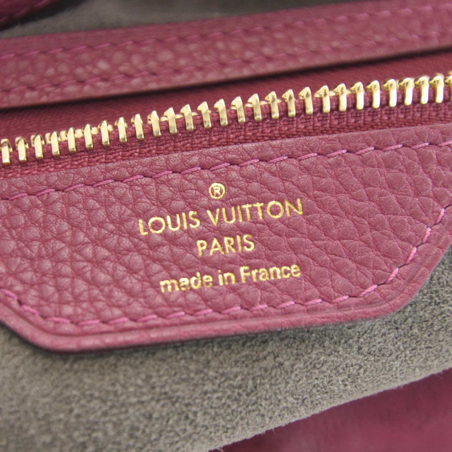 Louis Vuitton Mahina Cirrus PM Grenat 9 of 10