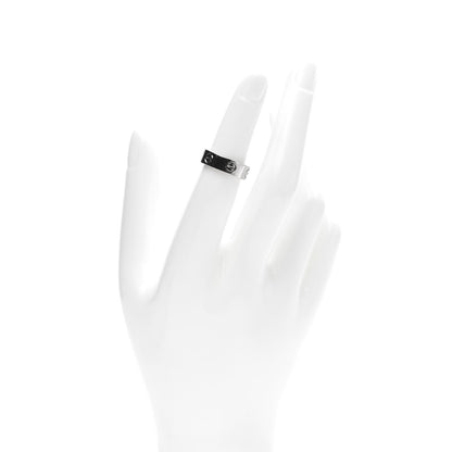Cartier 18K White Gold 5.5mm LOVE Ring 50 5.25 2 of 4