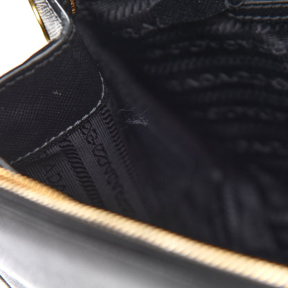 Prada Saffiano Large Galleria Double Zip Tote Black 8 of 13