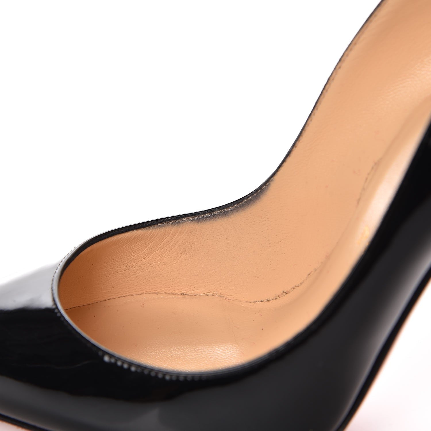 Christian Louboutin Patent Pigalle Follies 100 Pumps 36 Black 10 of 12