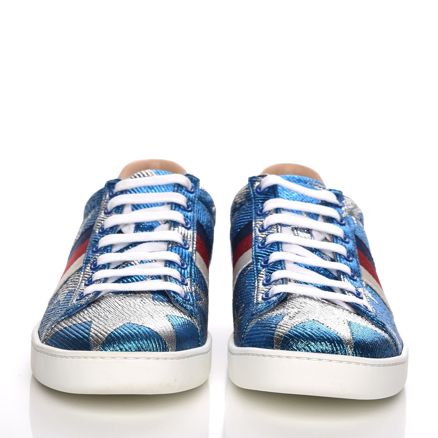 Lurex Starry Sky Sylvie Web New Ace Sneakers 37.5 Bluette Silver