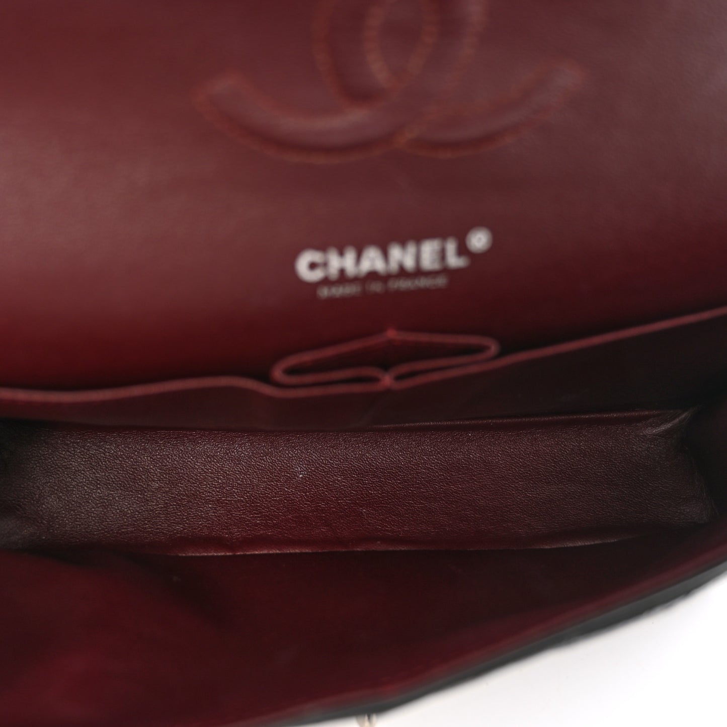 Calfskin Quilted Large Cambon Tote Black