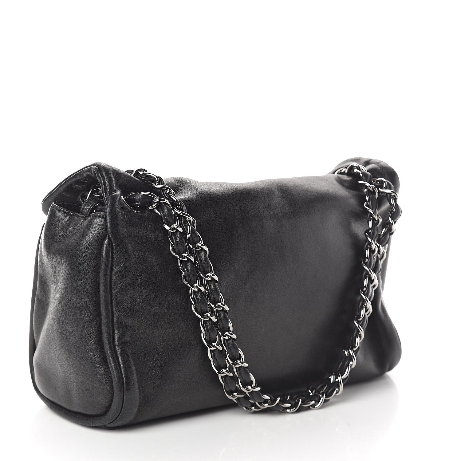 Chanel Lambskin Jumbo Mademoiselle Double Flap Black 2 of 9