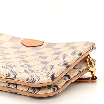 Louis Vuitton Damier Azur Double Zip Pochette 8 of 8