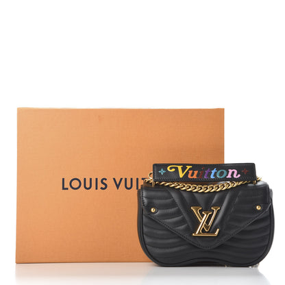 Louis Vuitton Calfskin New Wave Chain PM Black 11 of 11