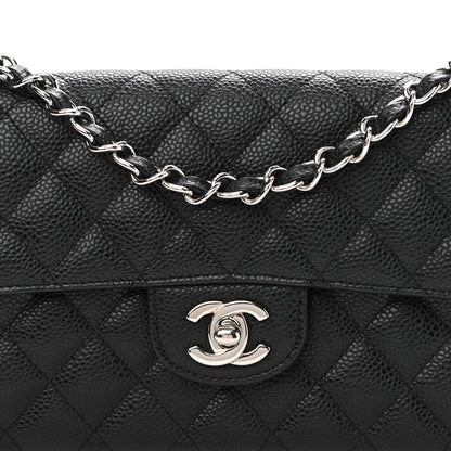 Chanel Caviar Quilted East West Flap Black 7 of 12