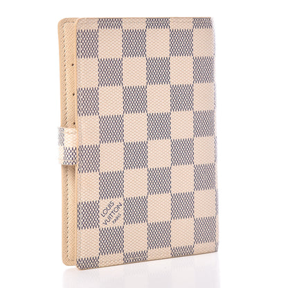 Louis Vuitton Damier Azur Small Ring Agenda Cover 3 of 7