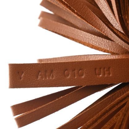 Hermes Lambskin Carmen Tassel Key Holder Gold 5 of 6