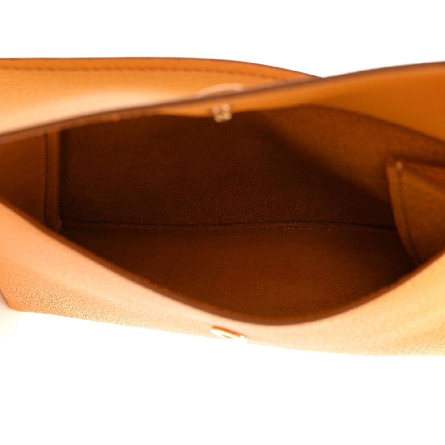 Calfskin Large Tie Knot Tote Saffron