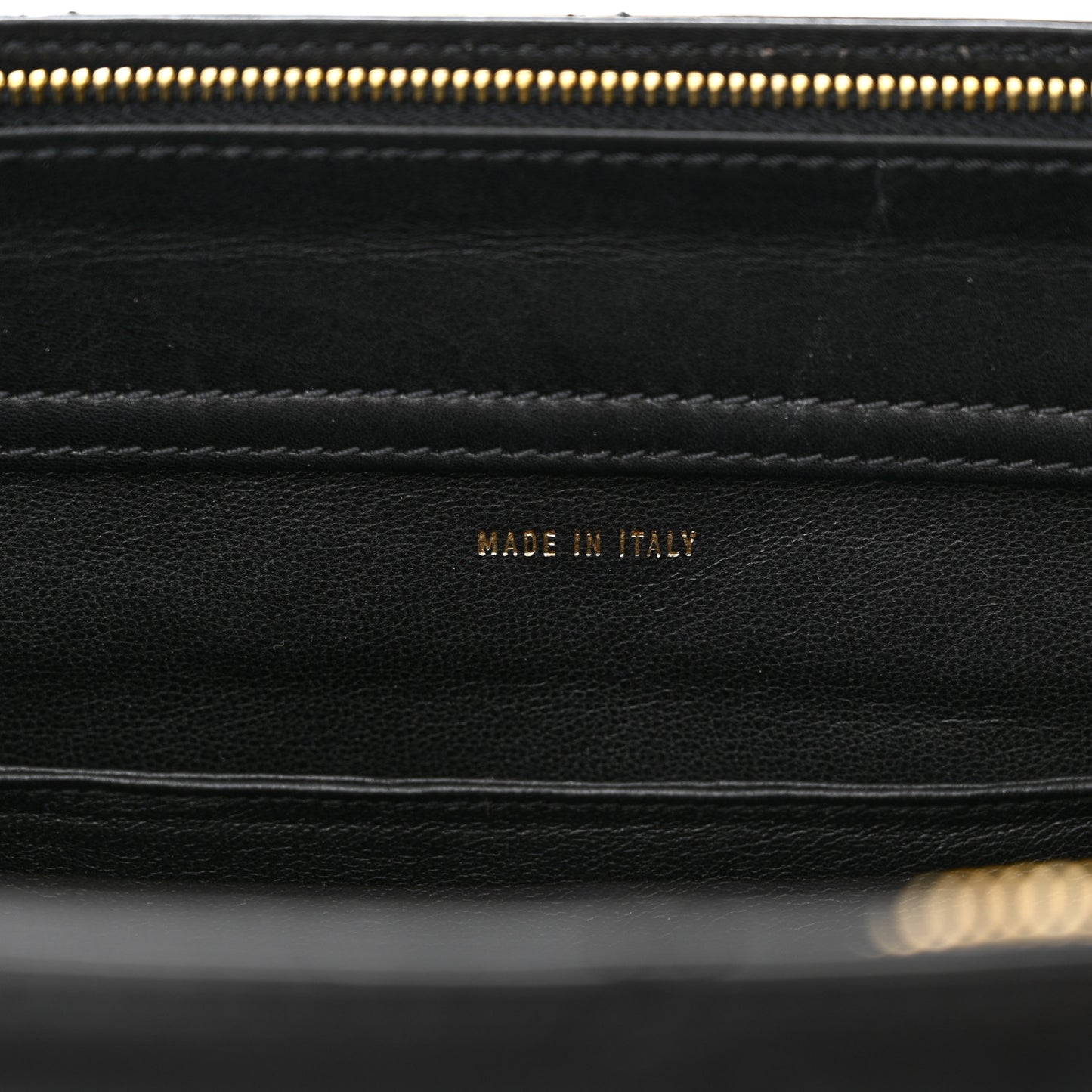 Lambskin Bekko Chain Large Shoulder Bag Black