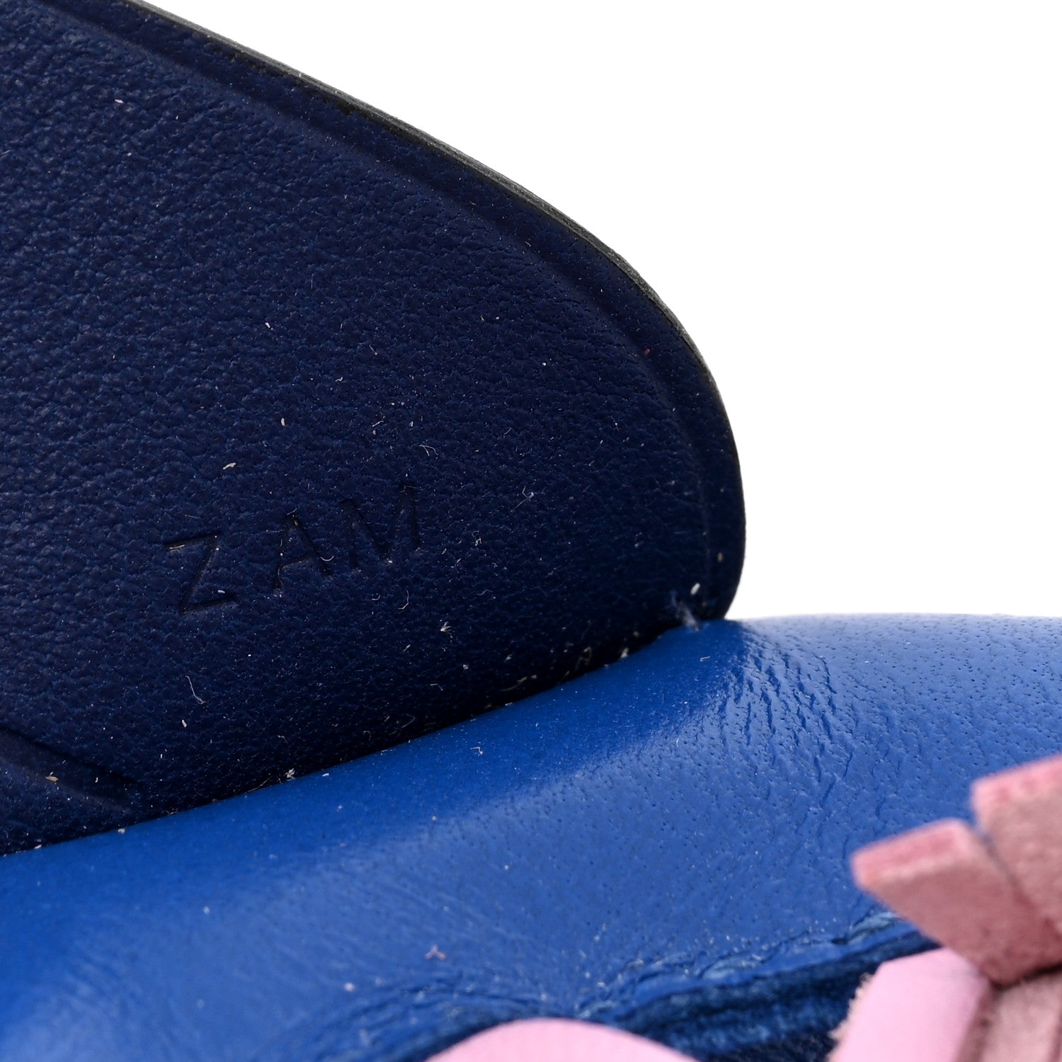 Hermes Milo Lambskin Grigri Rodeo Pegase Horse Bag Charm PM Bleu France Mauve Sylvestre Bleu Saphir 4 of 5