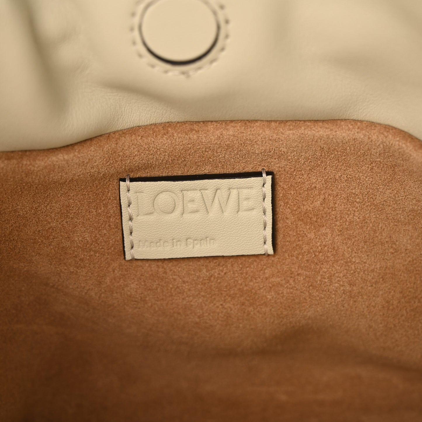 Calfskin Flamenco Knot Clutch Light Celadon
