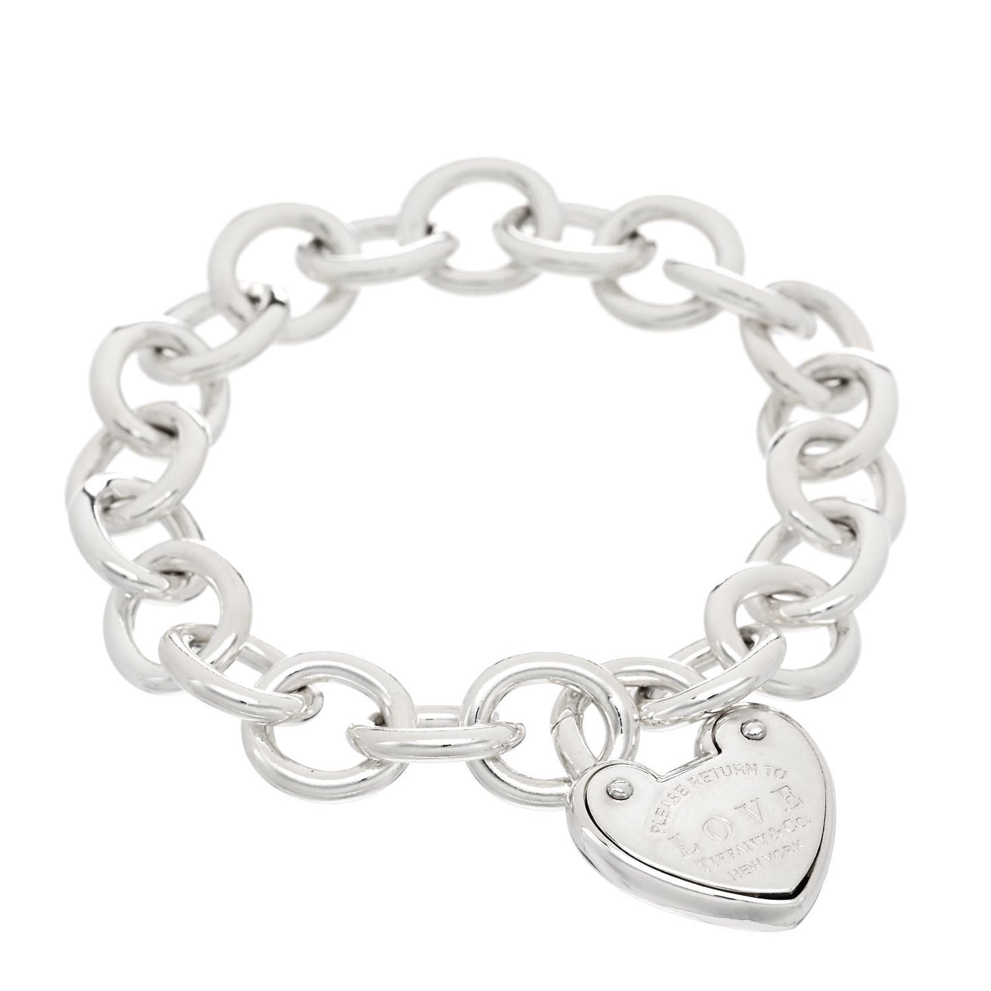 Sterling Silver Return to Tiffany Love Lock Bracelet