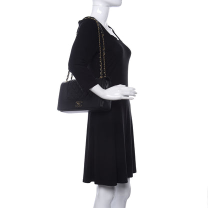 Chanel Sheepskin Quilted Vintage Mademoiselle Flap Black 2 of 11