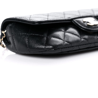 Chanel Caviar Quilted Glasses Case With Chain Black 9 of 11