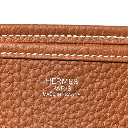Hermes Taurillon Clemence Evelyne III PM Gold 6 of 11
