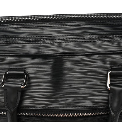 Louis Vuitton Epi Brooks Briefcase Black 17 of 20