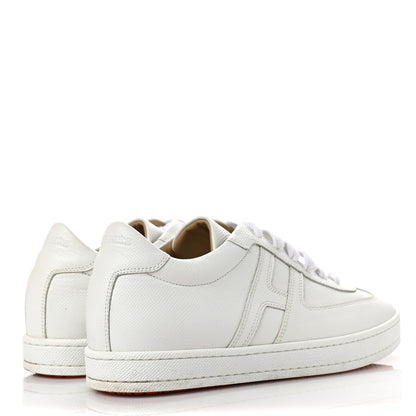 Hermes Epsom Womens Boomerang Sneakers 39 White 4 of 9