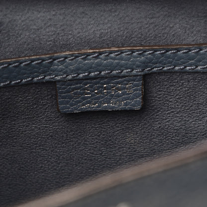 Celine Drummed Calfskin Nano Luggage Orage 6 of 10