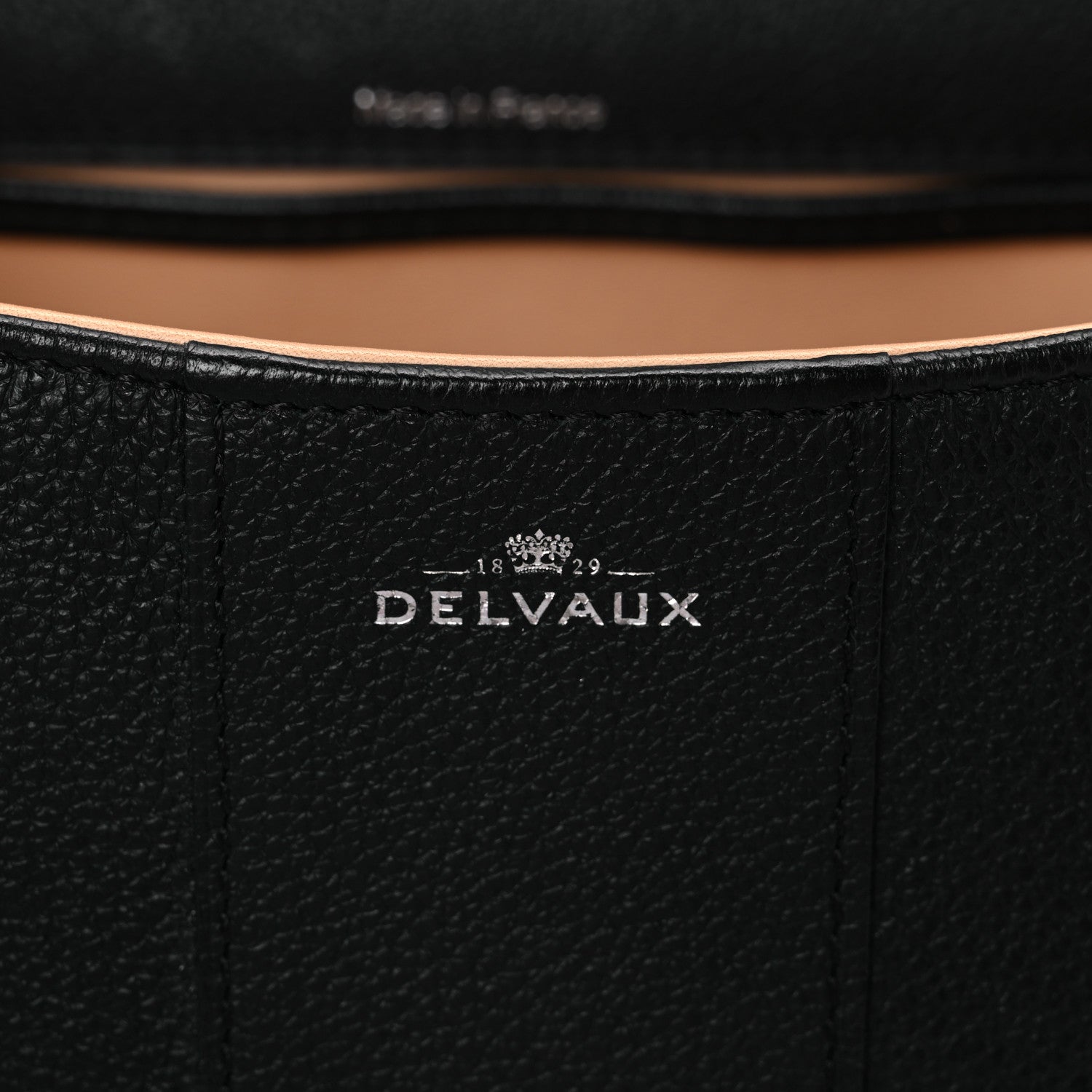 Delvaux Grained Calfskin Mini Brillant Satchel Black 7 of 12