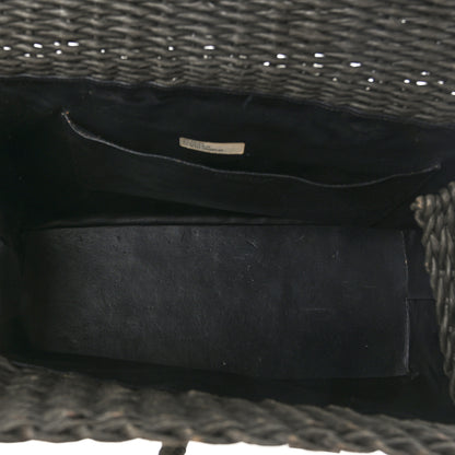 Chanel Rattan Picnic Tote Grey 5 of 13