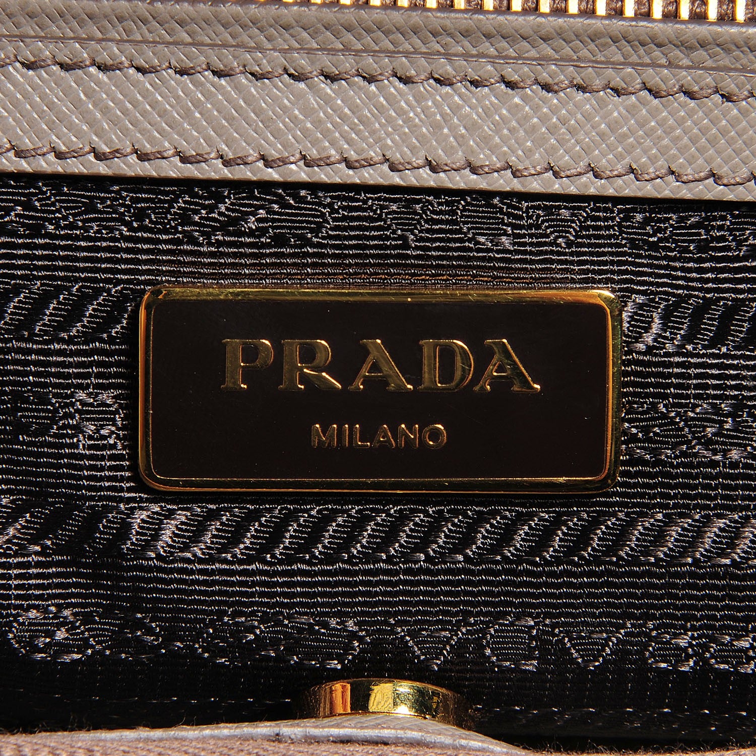 Prada Saffiano Lux Medium Tote Argilla 10 of 11