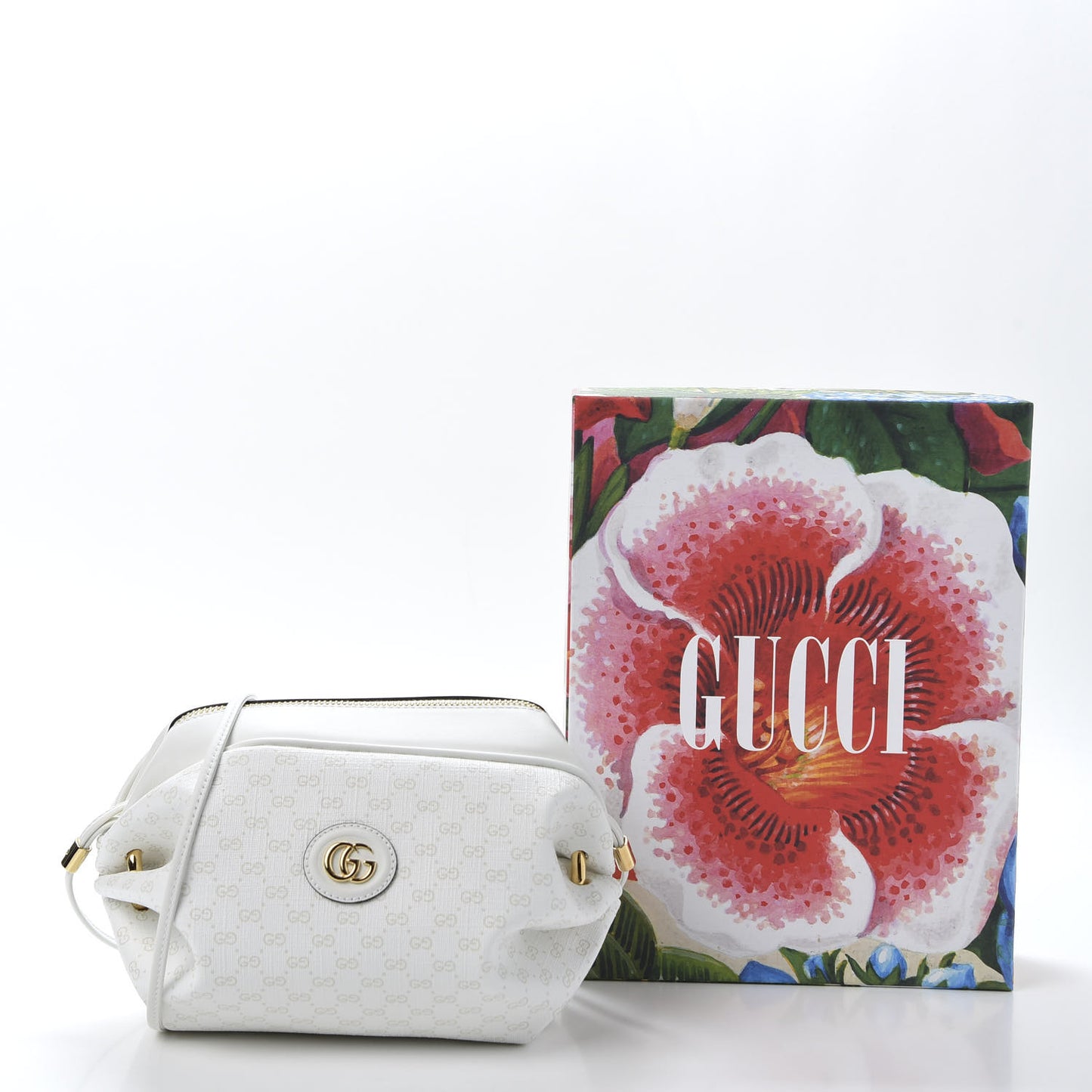 Mini Vintage GG Supreme Monogram GG New Candy Crossbody Great White
