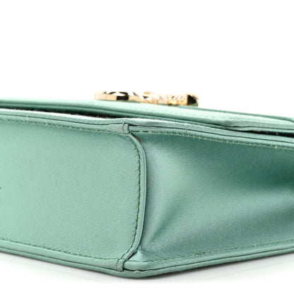 Jimmy Choo Satin Pearl Varenne Shoulder Bag Green 8 of 11